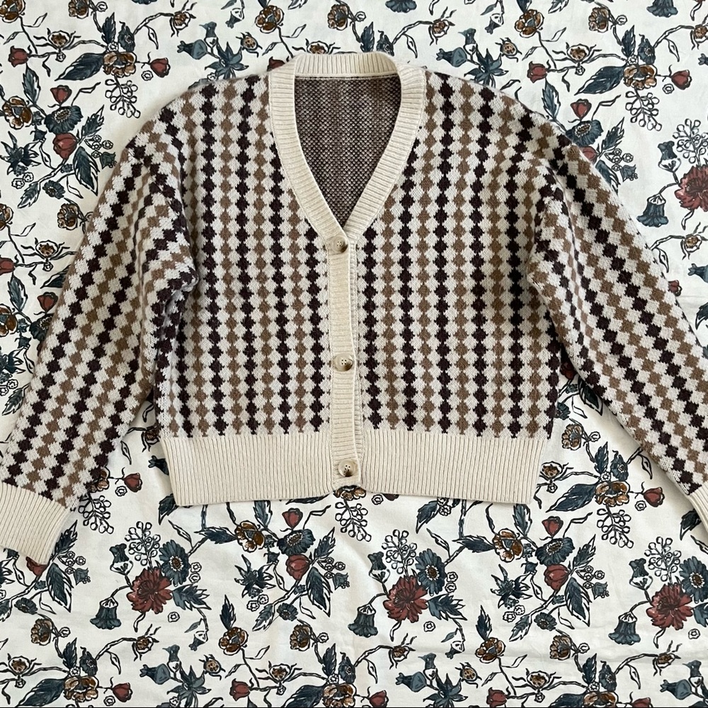 Patterned Cardigan